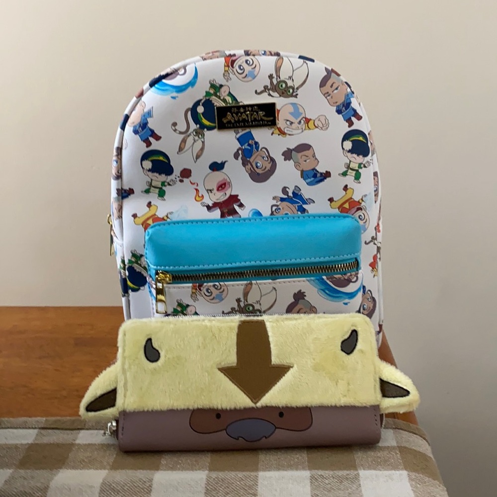 Avatar the Last Airbender Mini Backpack and Appa Wallet